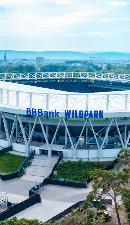 Wildparkstadion in Karlsruhe